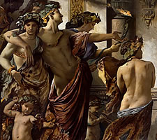 Hot in here, innit? Anselm Feuerbach, 'The Symposium', 1871-74